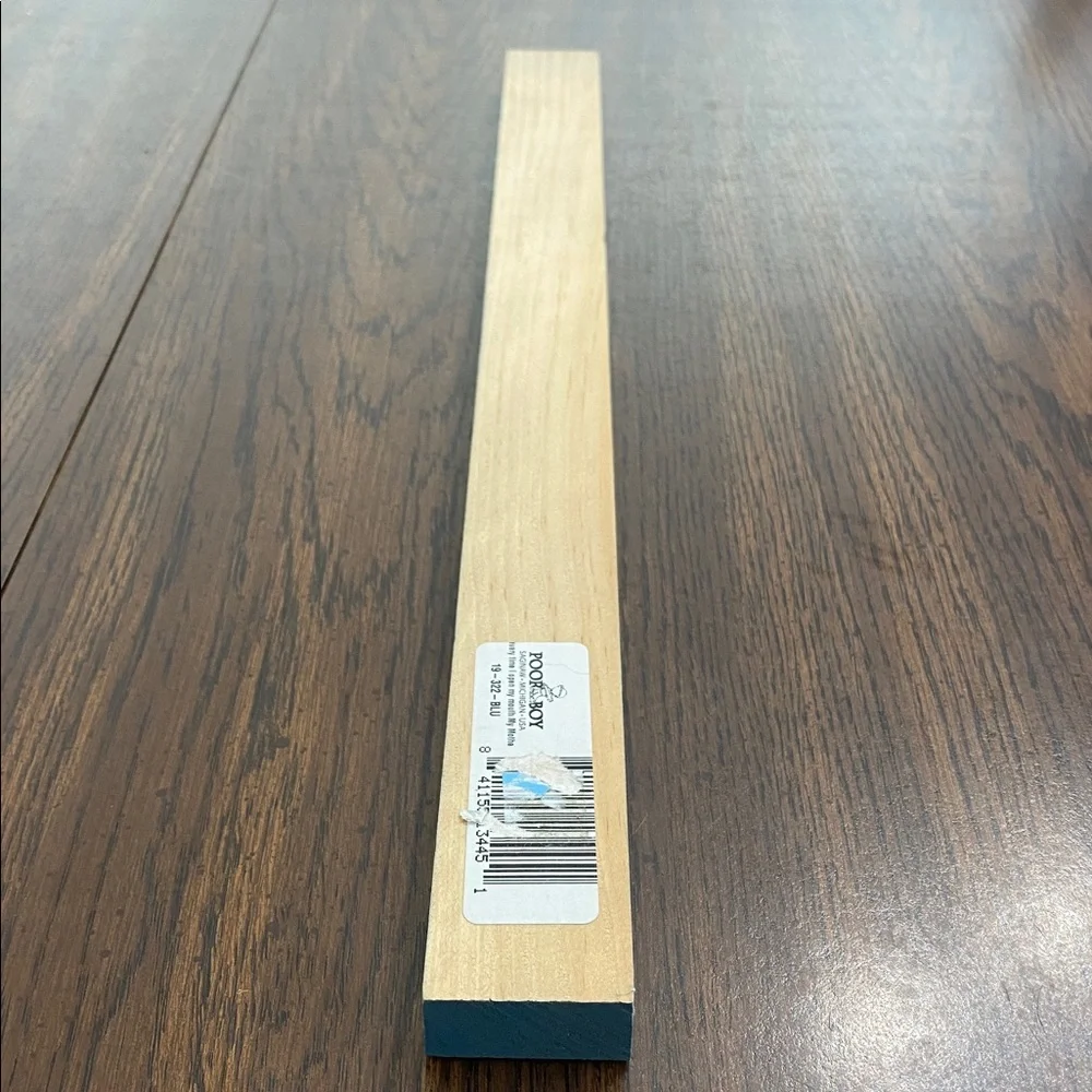 “5/$20” funny woodblock sign white and blue
